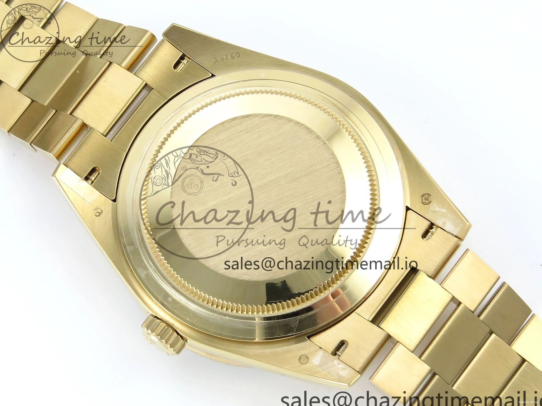 0205 DayDate 40 YG QF 1:1 Best Edition Pink Diamonds Dial Diamonds Bezel on President Bracelet A2836 V5 (Gain Weight) ZipUp 488